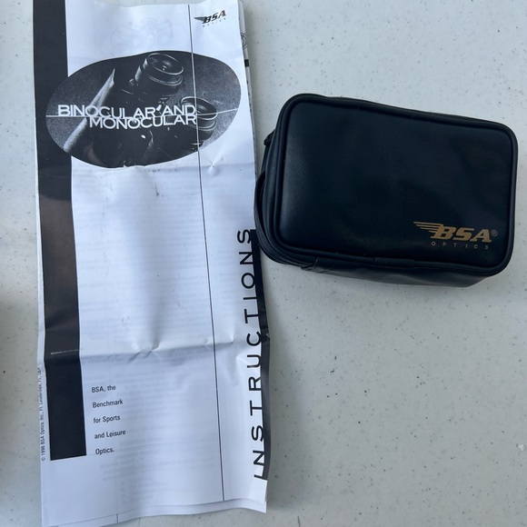 BSA Optics Compact Binoculars W/ Case 8x21mm W/original Box & Manual - Picture 5 of 6